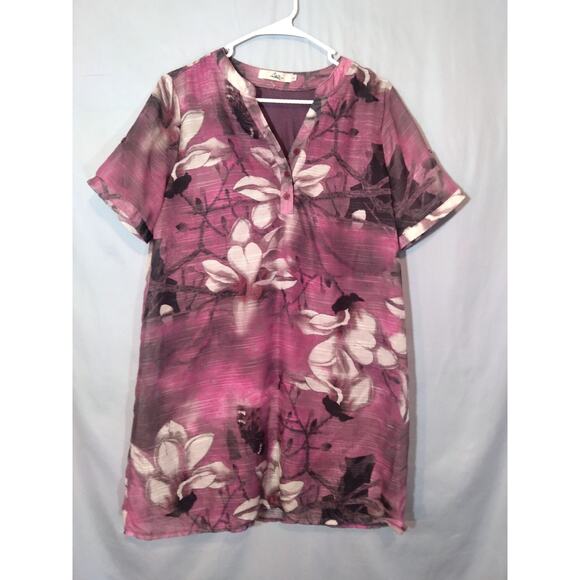 Impress Purple Shirt Dress - Picture 1 of 6